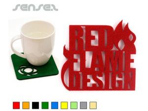 Promotional Individuell geformte Filz-Untersetzer