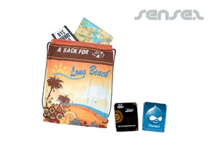 Werbeartikel Mikrofaser Kordelzug Rucks&auml;cke