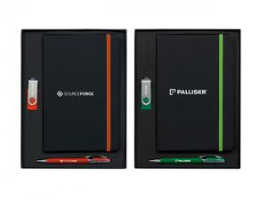 Werbeartikel Notebook-USB-Stifts&auml;tze