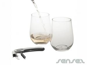 Stemless Weinglas Sets