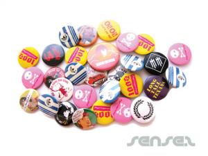 Zinn Button Badges (90mm)