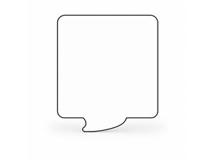 Promotional Speech Bubble Sticky Notes (25 Seiten)
