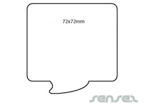 Werbeartikel Speech Bubble Sticky Notes (25 Seiten)