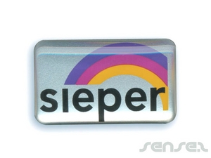 Werbeartikel glassy stickers