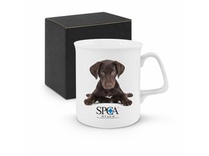 Promotional Full Colour Bone China Tassen