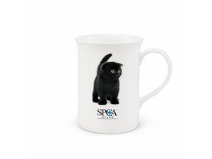 Promotional Vee Full Color Bone China Kaffeetassen (300ml)