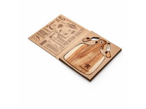 Promotional Holzk&auml;seplatten & Messersets