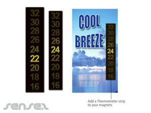 Promotional Magnete mit Thermometer Strips (70x15mm)
