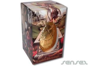 Werbeartikel Ostern Schokoladeneier in Personalisierten Boxen - 1KG