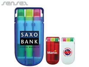 Werbeartikel Frosted Highlighter Sets