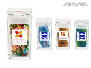 Werbeartikel Mini Glass Jars S&uuml;&szlig;waren